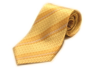 黃色真絲領帶